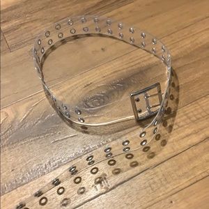 Clear belt